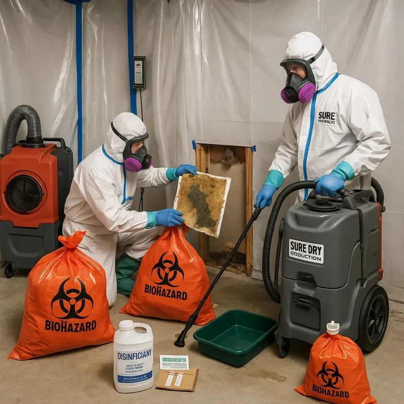 Contaminated Water Handling Protocols process in Dighton, KS